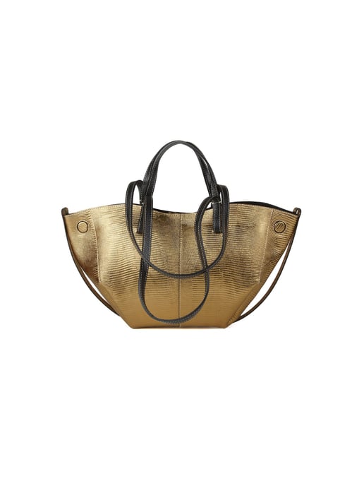 Giulia Monti Handtasche Gold Schwarz - Image 3