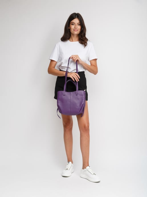 Giulia Monti Tote Bag Violett - Image 5