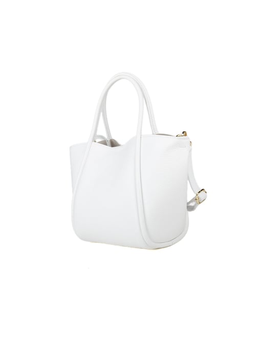 Giulia Monti Schultertasche Weiß - Image 2