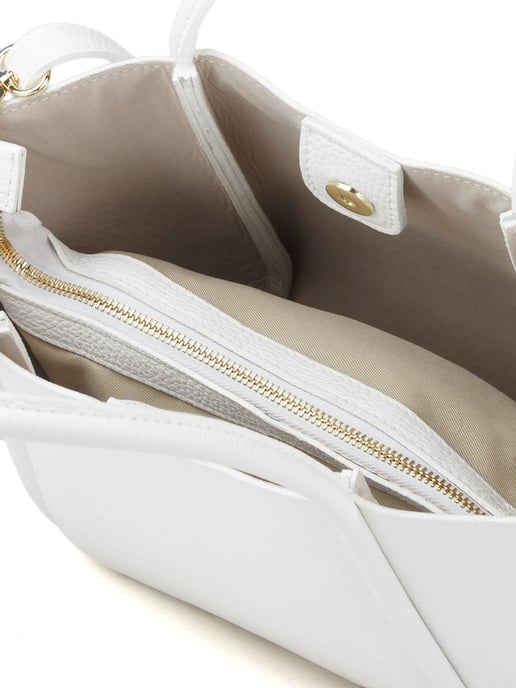 Giulia Monti Schultertasche Weiß - Image 4