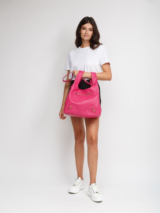 Giulia Monti Tote Bag Fuxia - Image 5