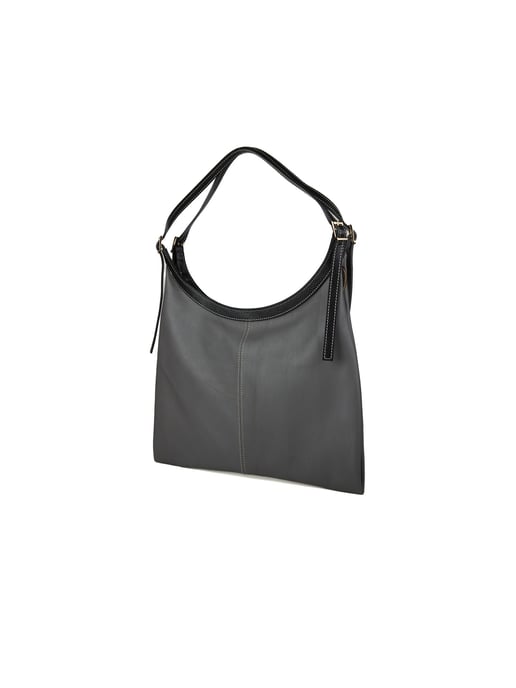 Giulia Monti Tote Bag Grau Schwarz - Image 2