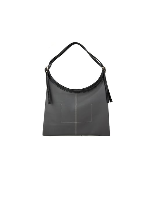 Giulia Monti Tote Bag Grau Schwarz - Image 3