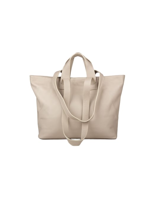 Giulia Monti Tote Tasche Grau Beige - Image 3