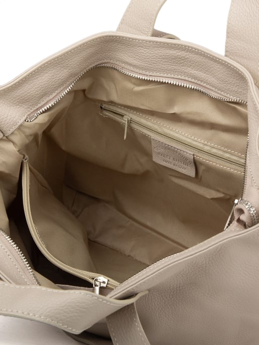 Giulia Monti Tote Tasche Grau Beige - Image 4