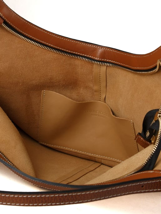 Giulia Monti Einkaufstasche Grau Beige Goldbraun - Image 3