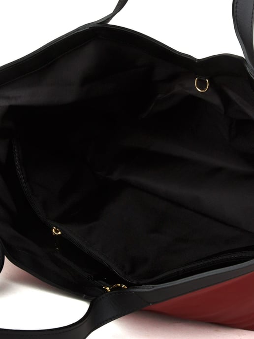 Giulia Monti Shopper Dunkelrot Schwarz - Image 3