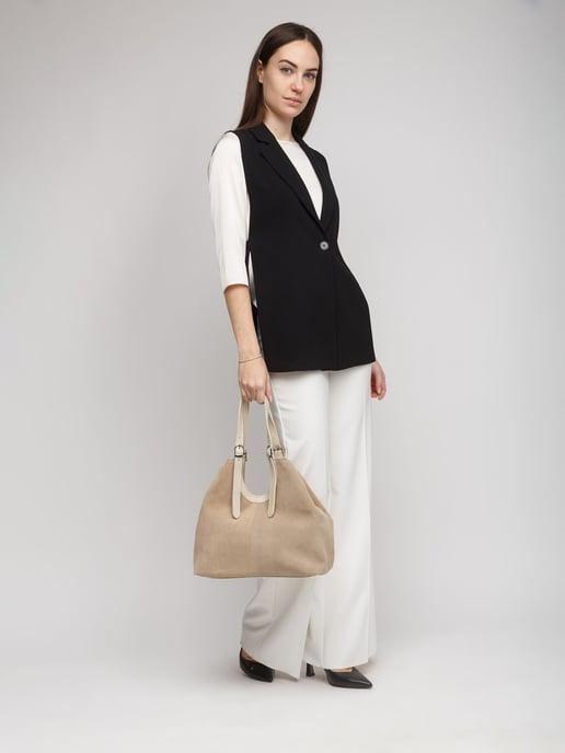 Giulia Monti Tragetasche Beige - Image 5