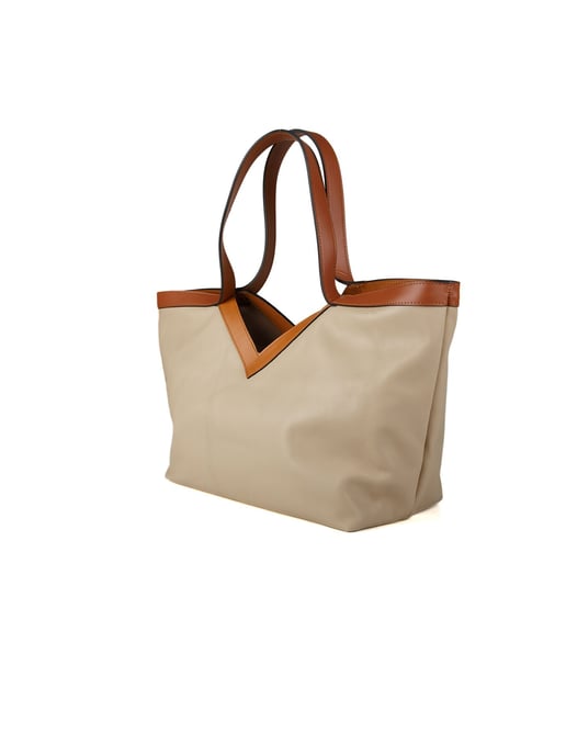 Giulia Monti Tragetasche Beige Hellbraun - Image 2