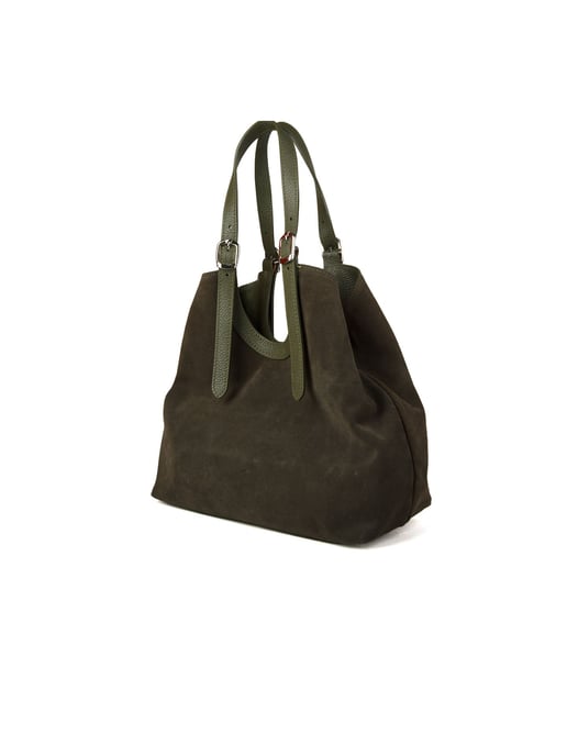 Giulia Monti Tote Bag Militärgrün - Image 2