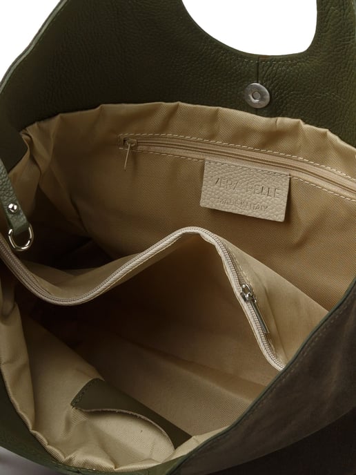 Giulia Monti Tote Bag Militärgrün - Image 4