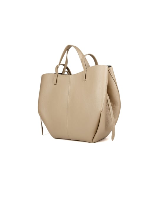 Giulia Monti Tote Bag Grau Beige - Image 2