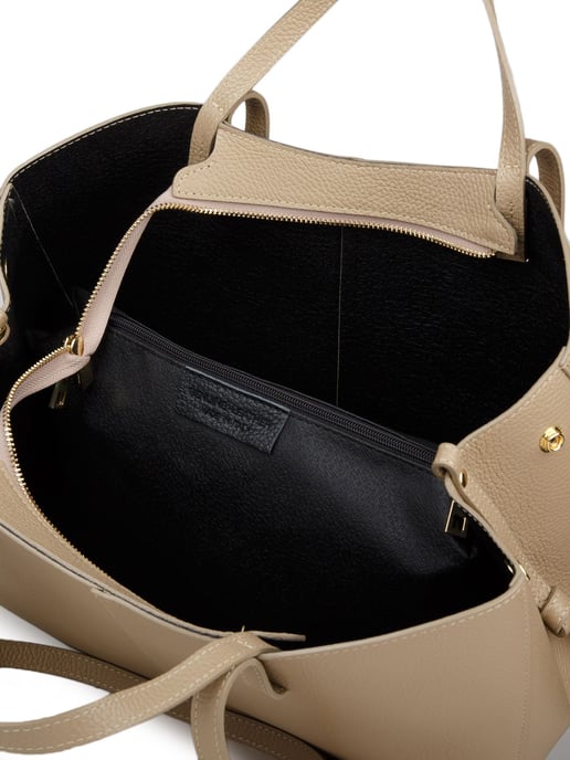 Giulia Monti Tote Bag Grau Beige - Image 4