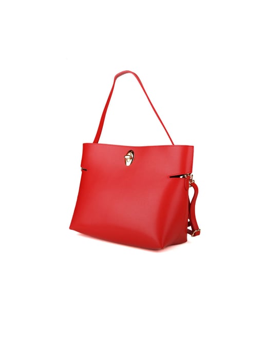 Giulia Monti Shopper Tasche Klassisches Rot - Image 2