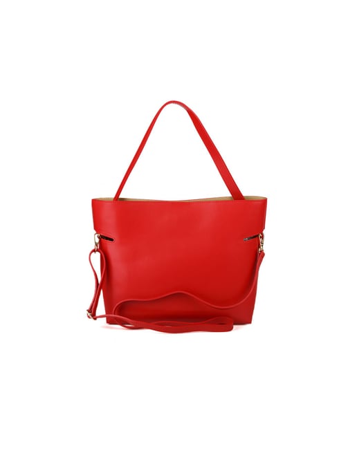 Giulia Monti Shopper Tasche Klassisches Rot - Image 3