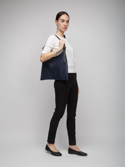 Giulia Monti Handtasche Nachtblau Schwarz - Image 5