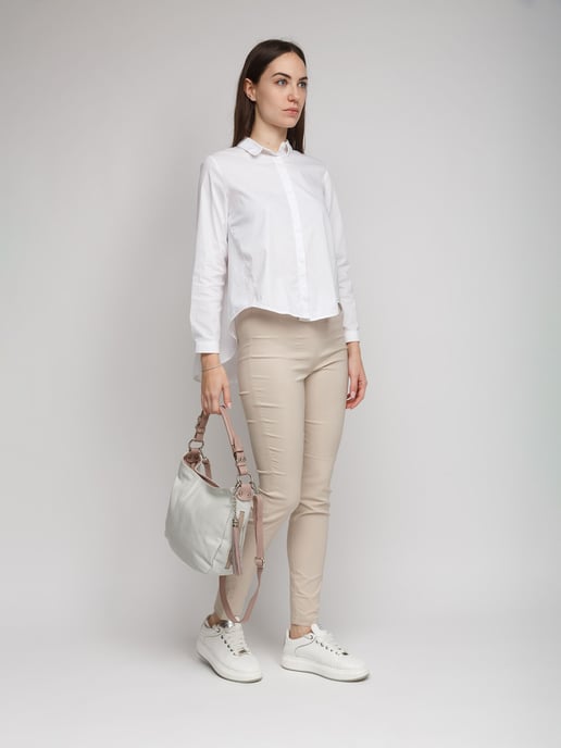 Giulia Monti Bucket Bag Grau Nude - Image 5