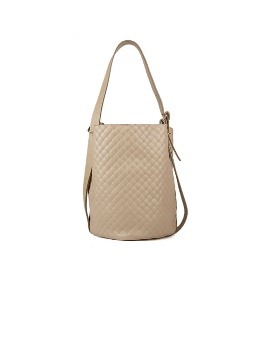 Giulia Monti Bucket Bag Grau Beige - Image 1