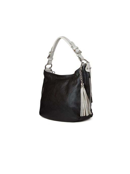 Giulia Monti Bucket Bag Schwarz Grau - Image 2