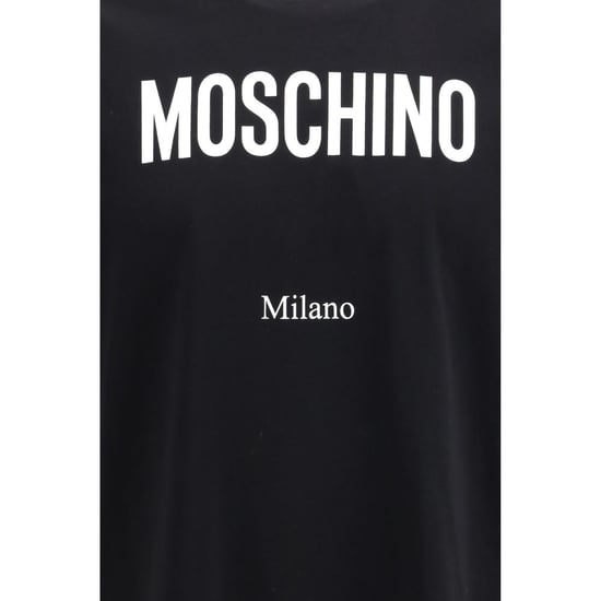 Moschino Schwarzes Baumwoll-T-Shirt - Image 3