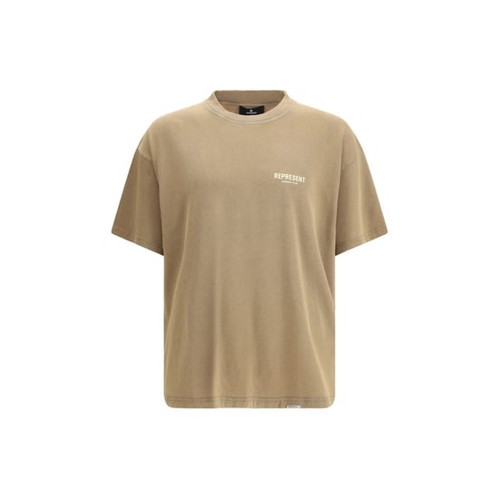 Represent Braunes Baumwoll-T-Shirt - Image 1