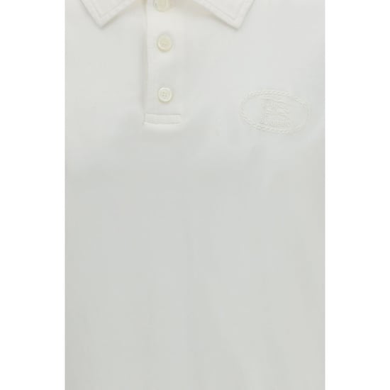 Burberry Weißes Baumwoll-Polohemd - Image 3