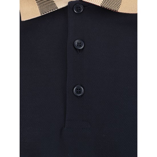 Burberry Blaues Baumwoll-Polohemd - Image 3