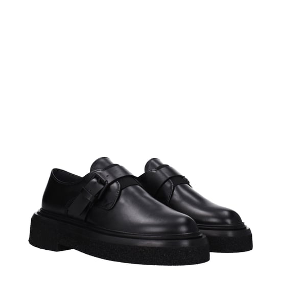 Max Mara schwarze Leder-Oxfords und Derbys - Image 2
