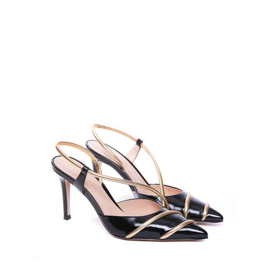 Gianvito Rossi Schwarze Lammleder High Heel Pumps - Image 2