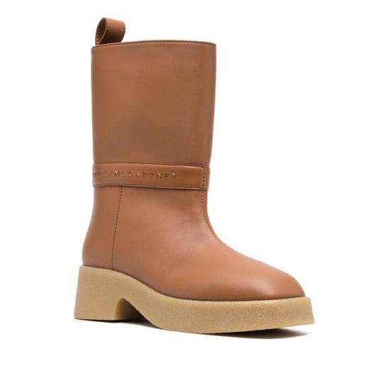 Stella McCartney Braune Polyethylen Stiefeletten - Image 2