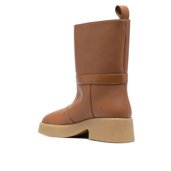 Stella McCartney Braune Polyethylen Stiefeletten - Image 3