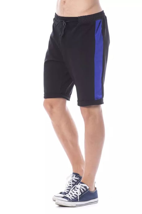 Verri Schwarze Baumwollshorts für Herren - Image 2