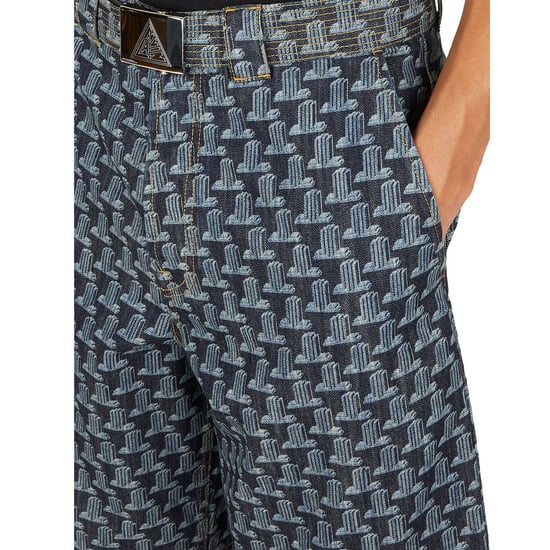 Lanvin Blaue Baumwollshorts - Image 4