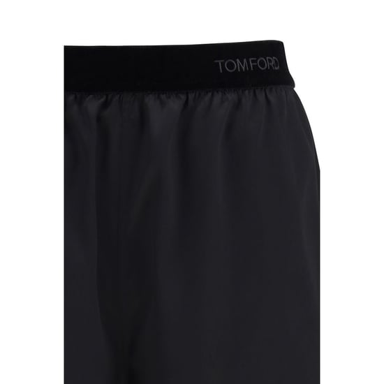Tom Ford Schwarze Seiden-Bermuda-Shorts - Image 3