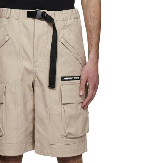 Ambush Beige Baumwoll-Bermuda-Shorts - Image 4
