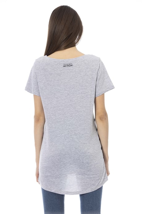 Trussardi Graues Baumwoll-T-Shirt - Image 3