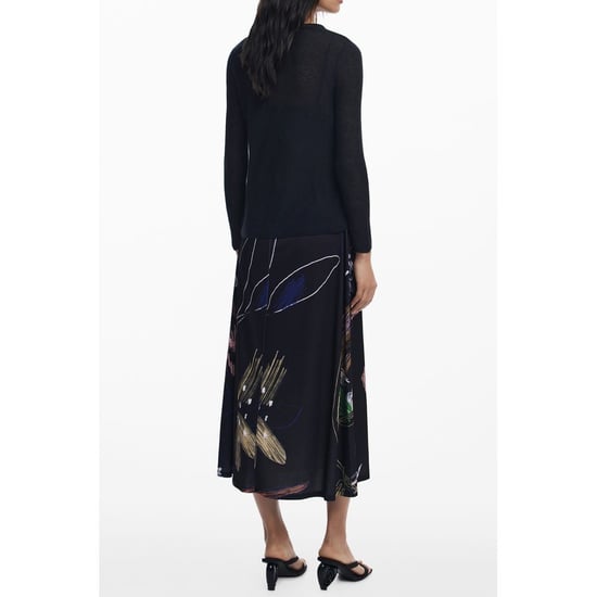 Desigual Schwarzes Polyester Damenkleid - Image 2