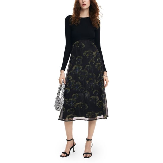 Desigual Schwarzes Polyester Freizeitkleid - Image 3
