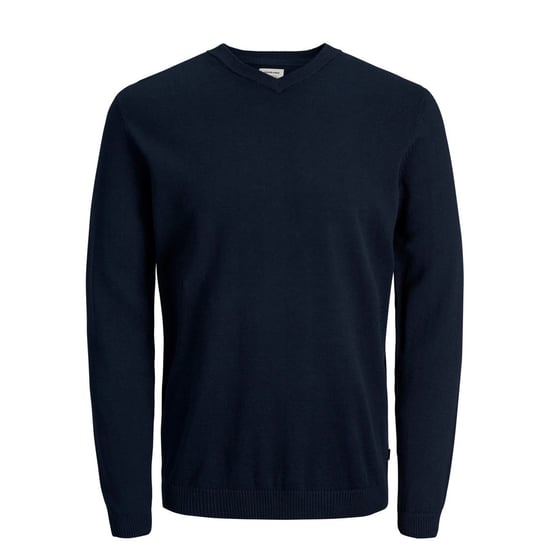 Basic V-Ausschnitt aus Strick - Schwarz - Image 6