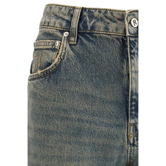 Represent Blaue Baumwolle Gerade Jeans - Image 3