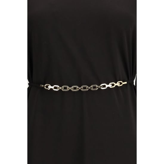 PINKO Schwarzes Acetat Freizeitkleid - Image 3