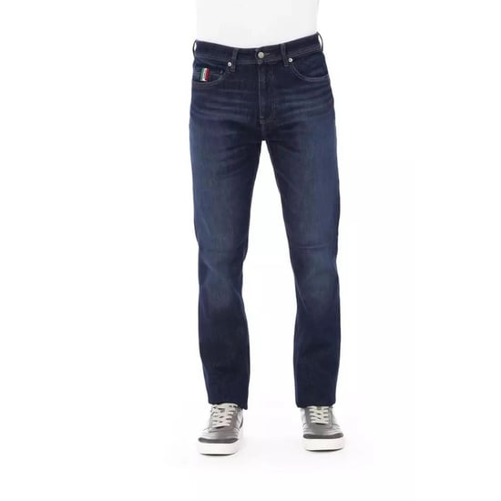 Baldinini Trend Blaue Baumwolljeans Denim - Image 1