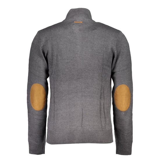 Gianmarco Venturi Grigio Baumwoll Herren Cardigan - Image 2