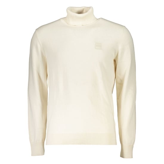 Hugo Boss Weiße Baumwollrollkragenpullover - Image 1