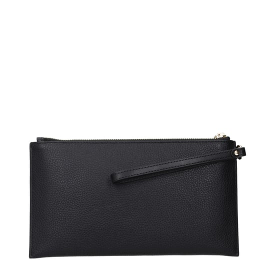 Michael Kors Schwarze Leder Clutch Tasche - Image 2