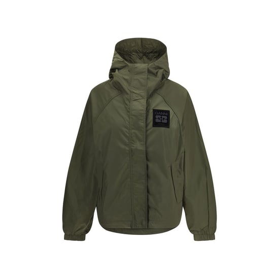Ganni Bicolor Nylon-Schalenjacke - Image 1