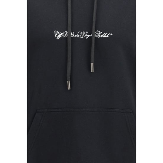 Off-White Schwarzes Baumwoll-Sweatshirt - Image 3