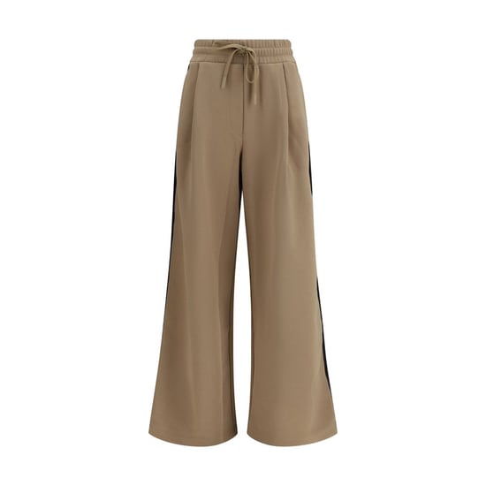 Max Mara Beigefarbene Baumwoll-Casual-Hosen - Image 1