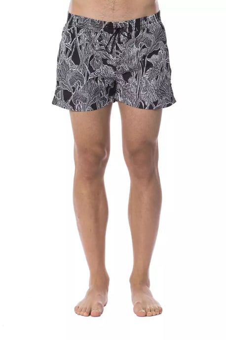 Roberto Cavalli Sport Schwarz Polyester Herren-Badebekleidung - Image 1