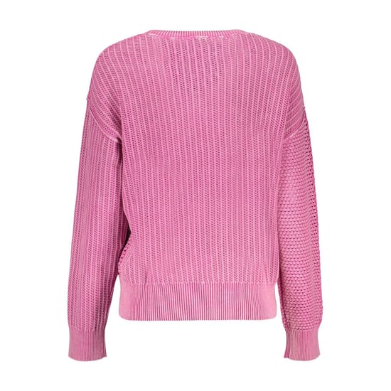 Desigual Rosa Baumwoll Damen Langarmshirt - Image 2